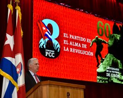 Discurso del PrimerSecretario del Comité Centraldel Partido y Presidente de la República de Cuba, Miguel MarioDíaz-Canel Bermúdez, en la clausura del Octavo Congreso del Partido.