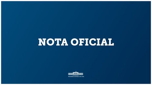 Nota Oficial