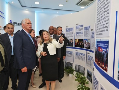 Presidente Diaz-Canel en China