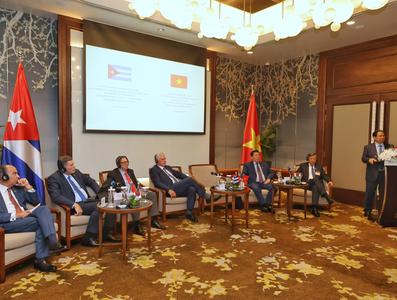 Presidente Díaz-Canel en Vietnam