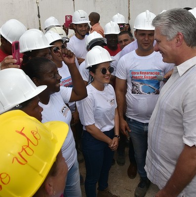 Recorrido por zonas afectadas por el tornado en los municipios Guanabacoa y Regla