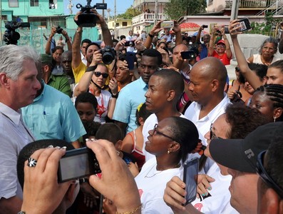 Recorrido por zonas afectadas por el tornado en los municipios Guanabacoa y Regla