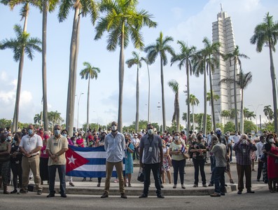 Conmemoración del Aniversario 68 del Asalto a los cuarteles Moncada y Carlos Manuel de Céspedes en el Palacio de la Revolución