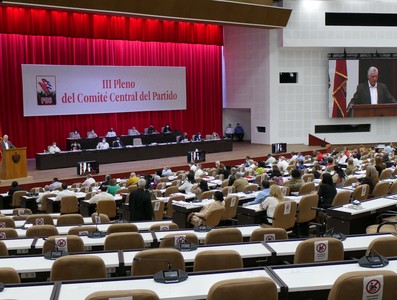 Jornada de clausura del III Pleno del Comité Central del PCC
