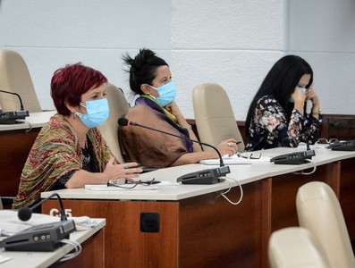 Reunión de Trabajo del Ministerio del Trabajo y Seguridad Social (MTSS), en el Palacio de la Revolución.   5 de marzo 2021   -   Fotos: Estudios Revolución