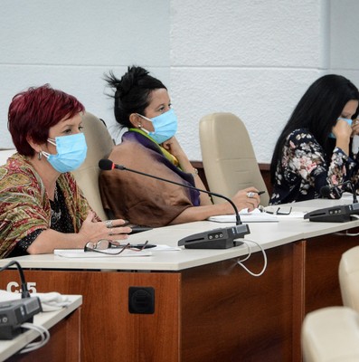 Reunión de Trabajo del Ministerio del Trabajo y Seguridad Social (MTSS), en el Palacio de la Revolución.   5 de marzo 2021   -   Fotos: Estudios Revolución