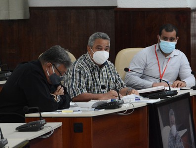 Reunión de Trabajo del Ministerio del Trabajo y Seguridad Social (MTSS), en el Palacio de la Revolución.   5 de marzo 2021   -   Fotos: Estudios Revolución