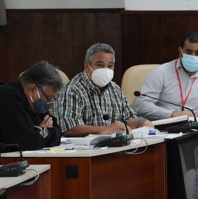Reunión de Trabajo del Ministerio del Trabajo y Seguridad Social (MTSS), en el Palacio de la Revolución.   5 de marzo 2021   -   Fotos: Estudios Revolución