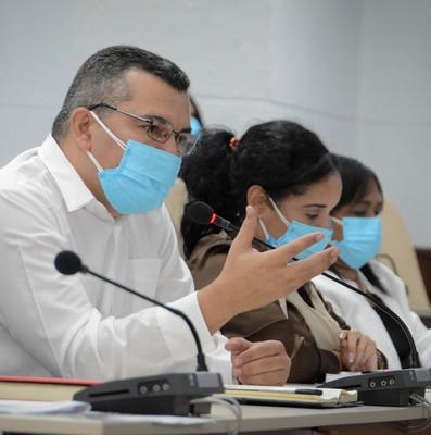 Reunión de Trabajo del Ministerio del Trabajo y Seguridad Social (MTSS), en el Palacio de la Revolución.   5 de marzo 2021   -   Fotos: Estudios Revolución