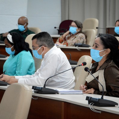 Reunión de Trabajo del Ministerio del Trabajo y Seguridad Social (MTSS), en el Palacio de la Revolución.   5 de marzo 2021   -   Fotos: Estudios Revolución