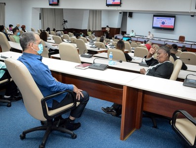 Reunión de Trabajo del Ministerio del Trabajo y Seguridad Social (MTSS), en el Palacio de la Revolución.   5 de marzo 2021   -   Fotos: Estudios Revolución