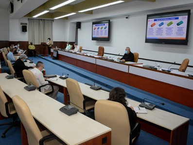 Reunión de Trabajo del Ministerio del Trabajo y Seguridad Social (MTSS), en el Palacio de la Revolución.   5 de marzo 2021   -   Fotos: Estudios Revolución