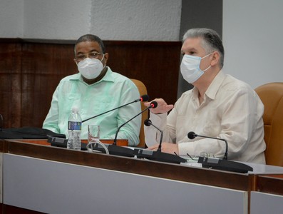 Reunión de Trabajo del Ministerio del Trabajo y Seguridad Social (MTSS), en el Palacio de la Revolución.   5 de marzo 2021   -   Fotos: Estudios Revolución