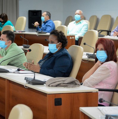 Reunión de Trabajo del Ministerio del Trabajo y Seguridad Social (MTSS), en el Palacio de la Revolución.   5 de marzo 2021   -   Fotos: Estudios Revolución