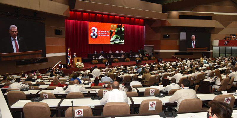 8vo. Congreso del Partido Comunista de Cuba, jornada de clausura.  Fotos: Estudios Revolución