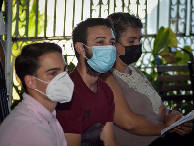 Encuentro del Presidente y Primer Secretario del partido Comunista de Cuba Miguel Díaz-Canel, con especialistas y estudiantes de ciencias económicas en la sede de la ANEC.