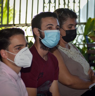 Encuentro del Presidente y Primer Secretario del partido Comunista de Cuba Miguel Díaz-Canel, con especialistas y estudiantes de ciencias económicas en la sede de la ANEC.