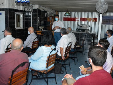 Encuentro del Presidente y Primer Secretario del partido Comunista de Cuba Miguel Díaz-Canel, con especialistas y estudiantes de ciencias económicas en la sede de la ANEC.