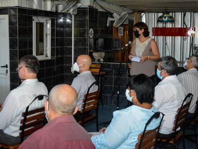 Encuentro del Presidente y Primer Secretario del partido Comunista de Cuba Miguel Díaz-Canel, con especialistas y estudiantes de ciencias económicas en la sede de la ANEC.