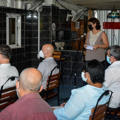 Encuentro del Presidente y Primer Secretario del partido Comunista de Cuba Miguel Díaz-Canel, con especialistas y estudiantes de ciencias económicas en la sede de la ANEC.