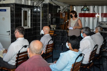 Encuentro del Presidente y Primer Secretario del partido Comunista de Cuba Miguel Díaz-Canel, con especialistas y estudiantes de ciencias económicas en la sede de la ANEC. 20