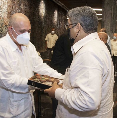 Diálogo del Presidente de la República Miguel Díaz-Canel con miembros del Consejo de Iglesias de Cuba y líderes ecuménicos del país. Foto: Estudios Revolución