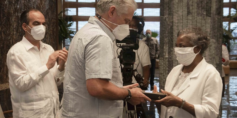 Diálogo del Presidente de la República Miguel Díaz-Canel con miembros del Consejo de Iglesias de Cuba y líderes ecuménicos del país. Foto: Estudios Revolución