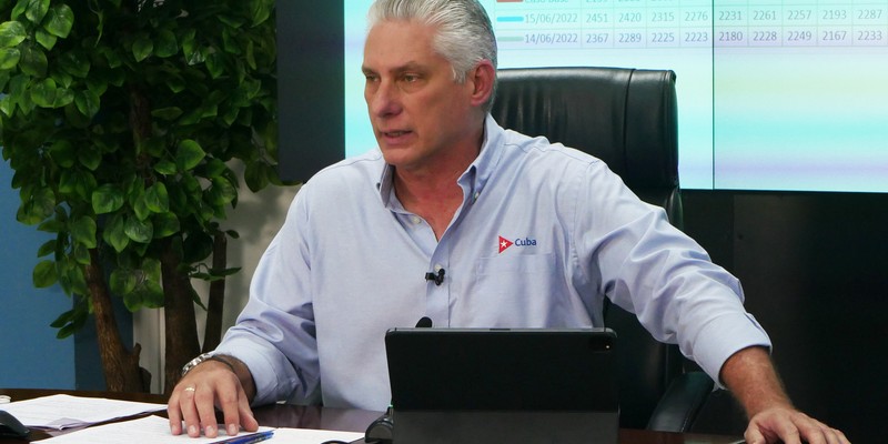 Comparecencia en Televisión Nacional del Presidente Díaz-Canel sobre situacion electroenergética.