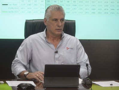 Comparecencia en Televisión Nacional del Presidente Díaz-Canel sobre situacion electroenergética.