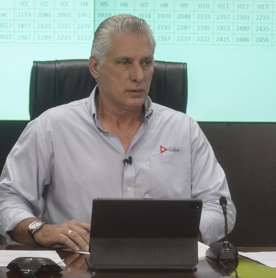 Comparecencia en Televisión Nacional del Presidente Díaz-Canel sobre situacion electroenergética.