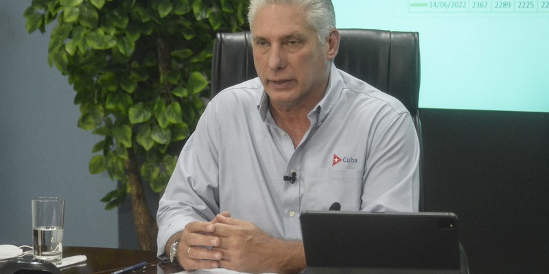 Comparecencia en Televisión Nacional del Presidente Díaz-Canel sobre situacion electroenergética.
