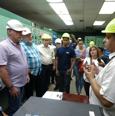 Recorrido por las Centrales Eléctricas del país.