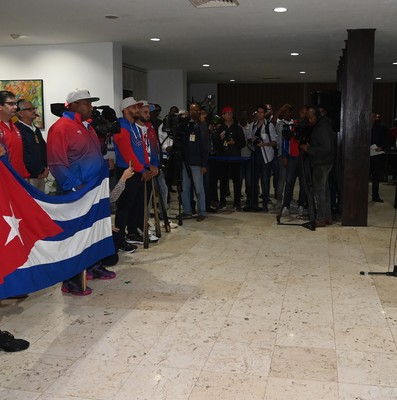 Recibimiento del Equipo Cuba #TeamAsere