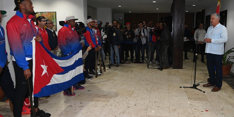 Recibimiento del Equipo Cuba #TeamAsere