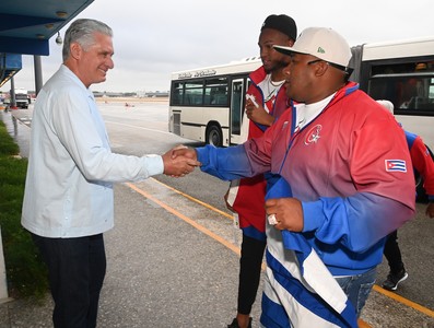 Recibimiento del Equipo Cuba #TeamAsere
