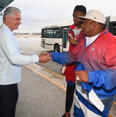 Recibimiento del Equipo Cuba #TeamAsere