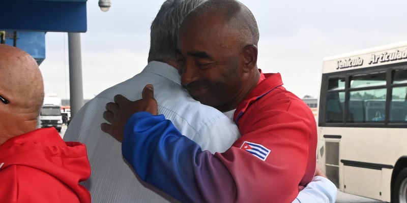 Recibimiento del Equipo Cuba #TeamAsere
