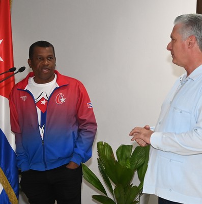 Recibimiento del Equipo Cuba #TeamAsere