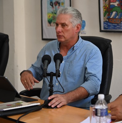 Recorrido Presidente por zonas afectadas en Camagüey y Granma