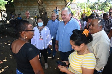 Recorrido Presidente por zonas afectadas en Camagüey y Granma 10