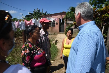 Recorrido Presidente por zonas afectadas en Camagüey y Granma 11