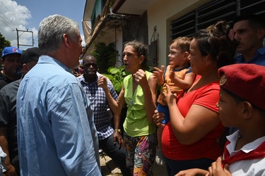 Recorrido Presidente por zonas afectadas en Camagüey y Granma 17