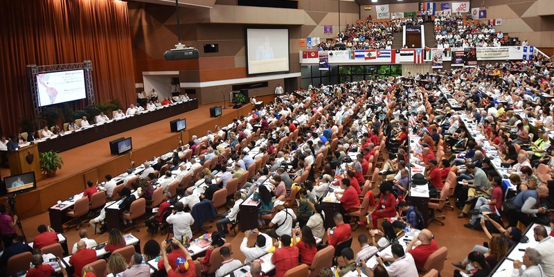 Clausura del Encuentro antiimperialista de solidaridad, por la democracia y contra el neoliberalismo