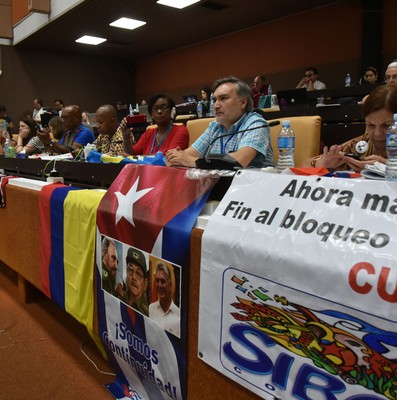 Clausura del Encuentro antiimperialista de solidaridad, por la democracia y contra el neoliberalismo