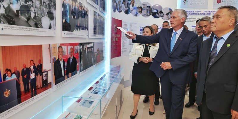 Presidente Diaz-Canel en China