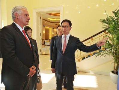 Presidente Diaz-Canel en China