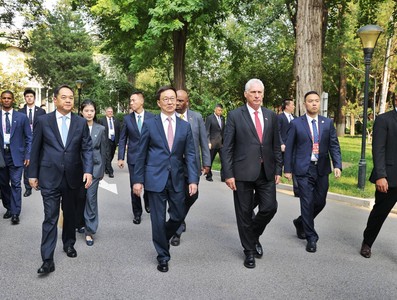 Presidente Diaz-Canel en China