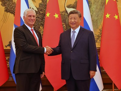 Presidente Diaz-Canel en China