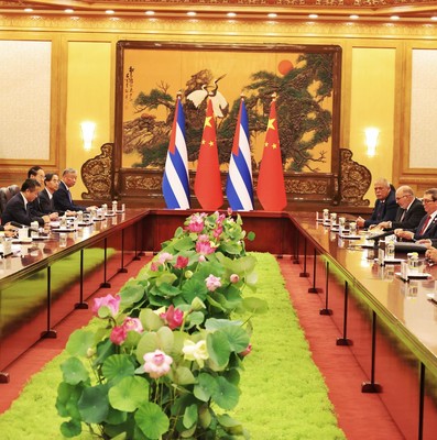 Presidente Diaz-Canel en China