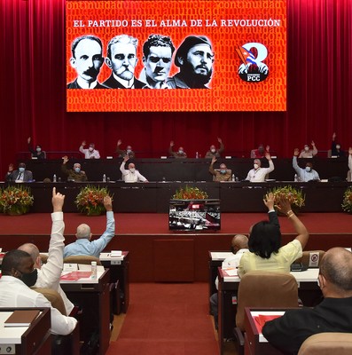 8vo. Congreso del Partido Comunista de Cuba, Tercera Jornada.  Fotos: Estudios Revolución